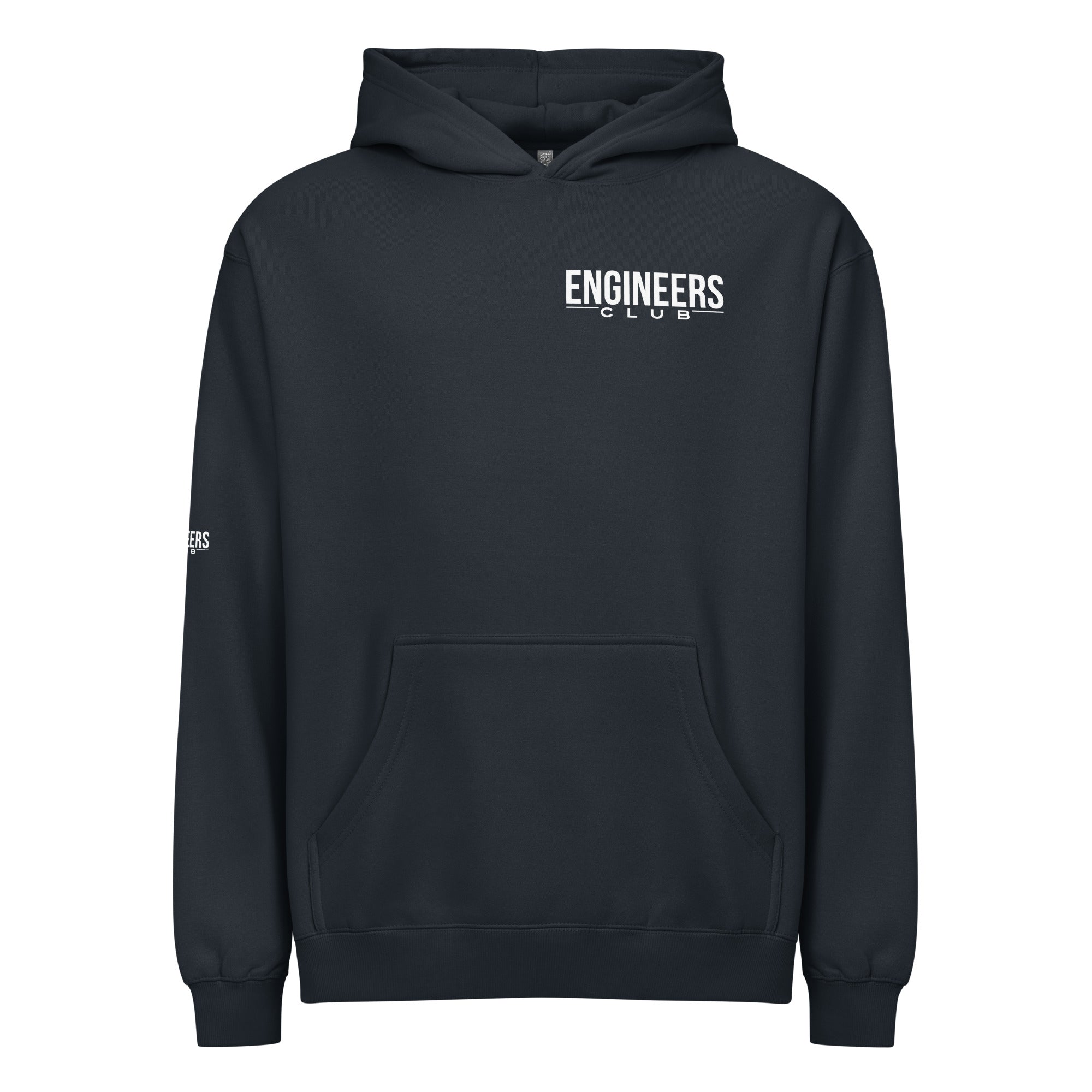 Engineers Club Boxy Hoodie [Navy] – MixedByEl