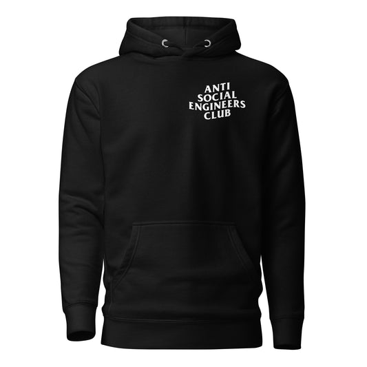 Anti Social Engineers Club Hoodie "Im Just The Engineer" [Black]