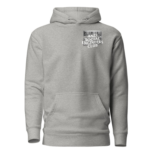 Anti Social Engineers Club Hoodie "What's Your LUFS" [Grey]